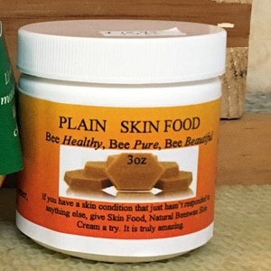 Natural beeswax skin food